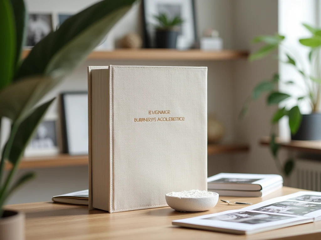 Essential photo album with linen cover